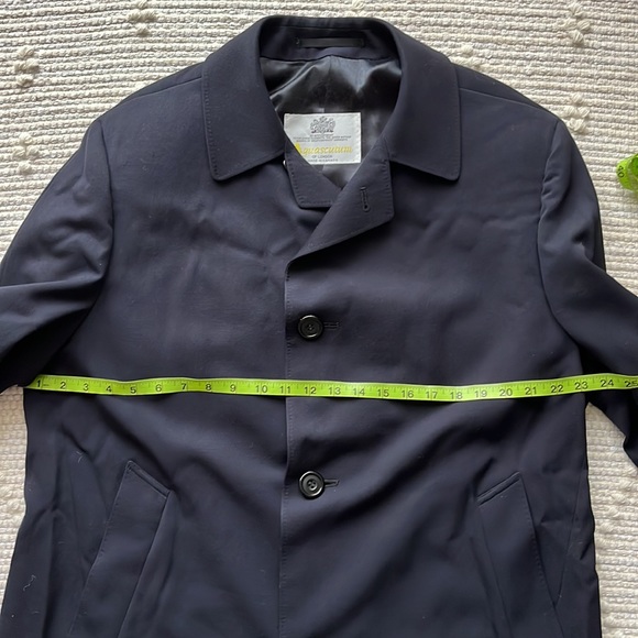 Aquascutum of London Navy Coat - Picture 10 of 13